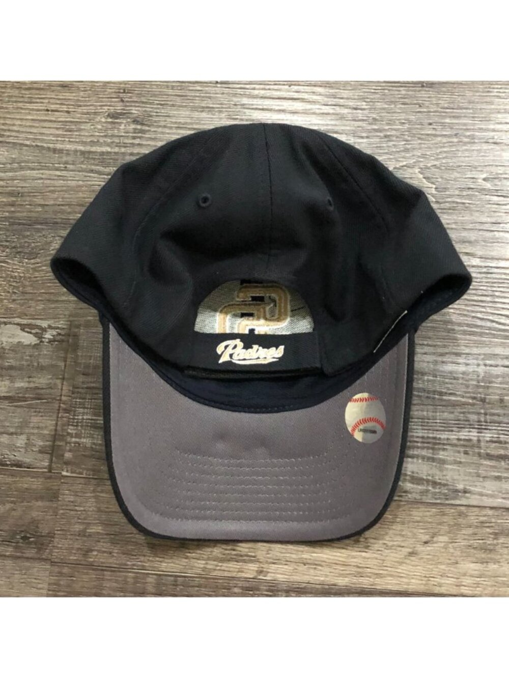 47 Twins MLB Merchandise San Diego Padres Adjustable Hat Cap Navy New - Picture 6 of 6